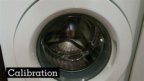 calibration washing machine